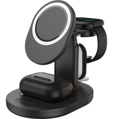 Otterbox Wireless Charger - 3 In 1 Ladestation Für IPhone (schwarz)