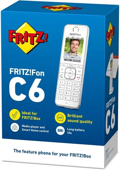 AVM FRITZ! Funktelefon - FRITZ!Fon C6 International (weiss) 9 AVM FRITZ! Funktelefon - FRITZ!Fon C6 International (weiss) – Bild 7