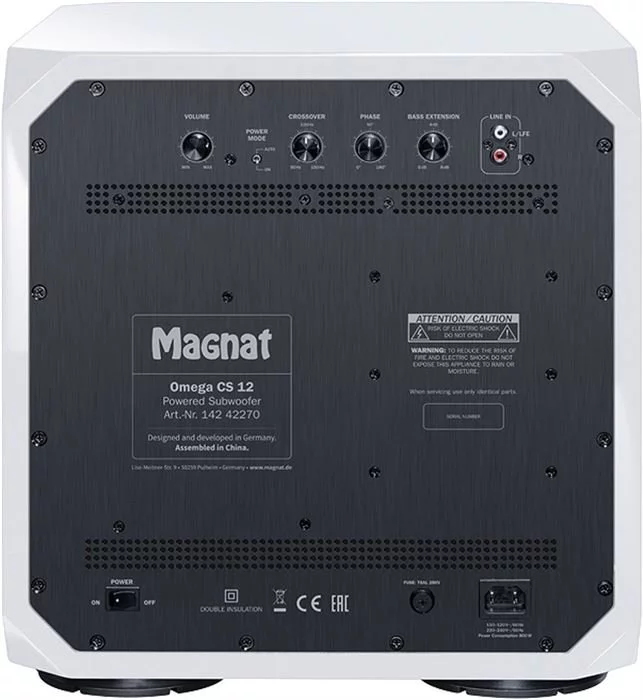 Magnat Subwoofer - Omega CS12 (weiss) 6 Magnat Subwoofer - Omega CS12 (weiss) – Bild 4