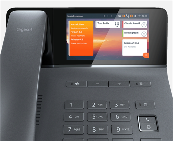 Gigaset-Pro Gigaset Pro Tischtelefon - Fusion FX800W + 2x SL800H Pro Set (schwarz) 5 Gigaset-Pro Gigaset Pro Tischtelefon - Fusion FX800W + 2x SL800H Pro Set (schwarz) – Bild 3