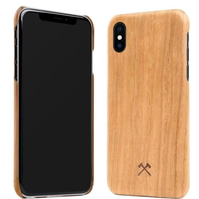 Woodcessories EcoCase Slim IPhone X & Xs Kirsche 4 Woodcessories EcoCase Slim IPhone X & Xs Kirsche – Bild 2