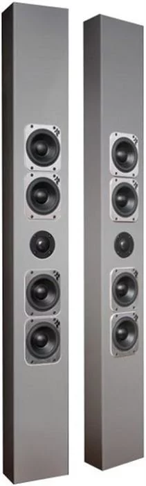 TOTEM Acoustic On-Wall Lautsprecher - Tribe V (silber)