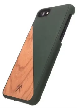 Woodcessories EcoSplit Kirsche/Grün Für IPhone XS Max