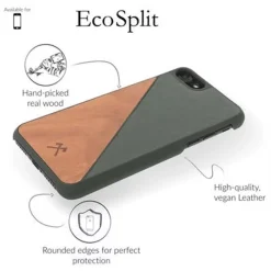 Woodcessories EcoSplit IPhone X & Xs (kirsche/grün)
