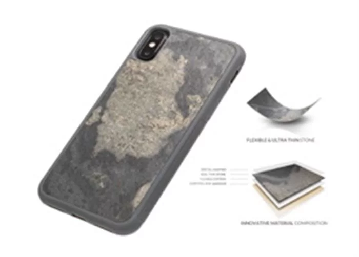 Woodcessories Stone Edition EcoBump Für IPhone X/XS (camo Grau) 3 Woodcessories Stone Edition EcoBump Für IPhone X/XS (camo Grau)