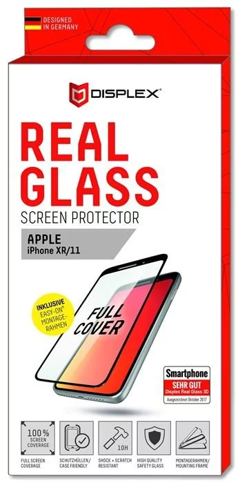 DISPLEX Real Glass 3D IPhone XR/11 (transparent) 3 DISPLEX Real Glass 3D IPhone XR/11 (transparent)