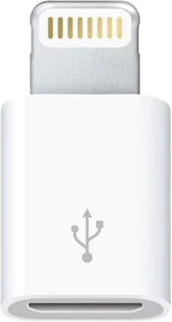 Apple Adapter - Lightning To Micro USB (weiss)